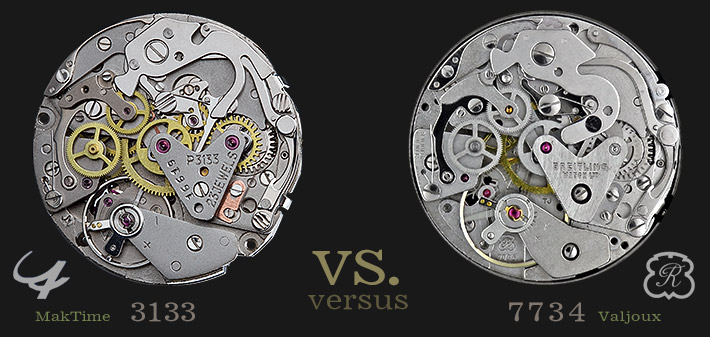 MakTime-Poljot-3133-vs.-Valjoux-7734 3133 MakTime vs. 7734 Valjoux